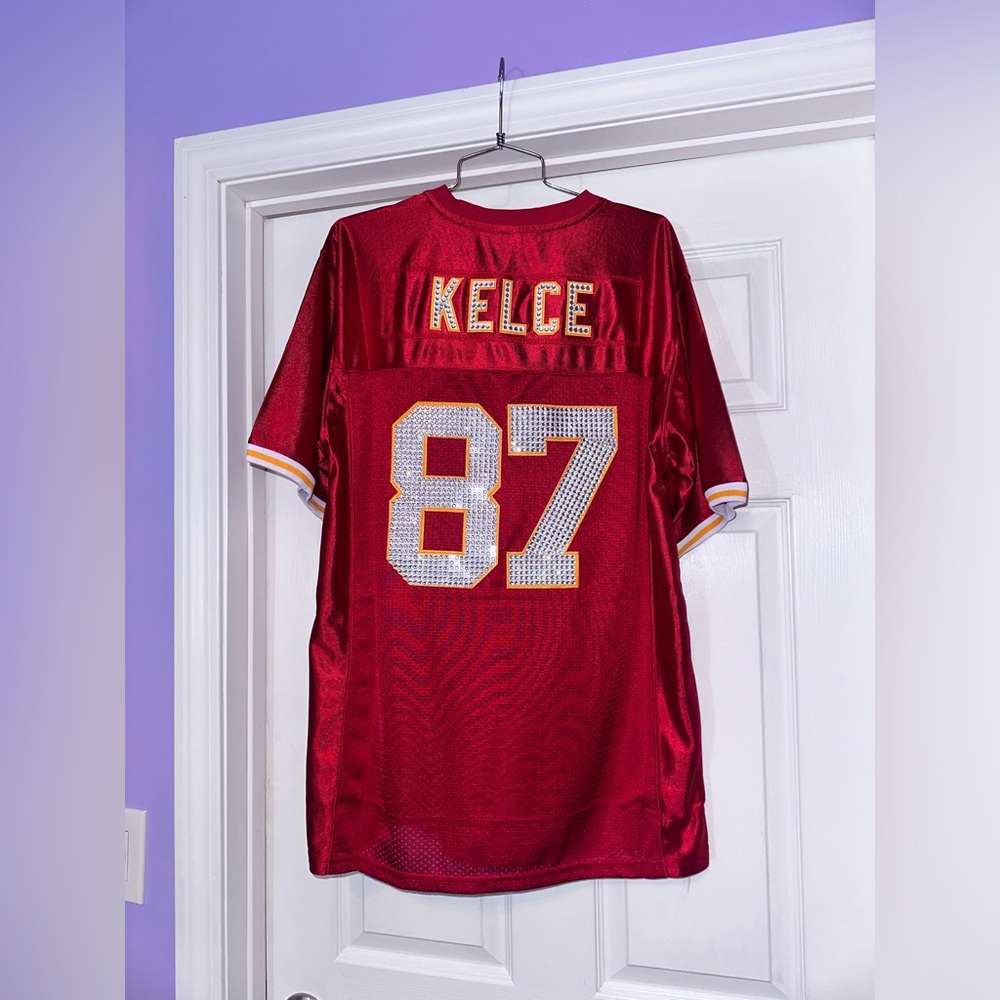 Rhinestone KELCE jersey ❤️💎